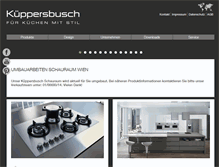 Tablet Screenshot of kueppersbusch.at