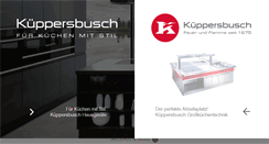 Desktop Screenshot of kueppersbusch.com