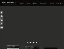 Tablet Screenshot of kueppersbusch.it